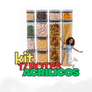 Kit 17 Potes Acrílico