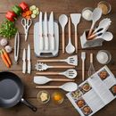 Kit Completo Jogo Utensílios de Cozinha Luxo