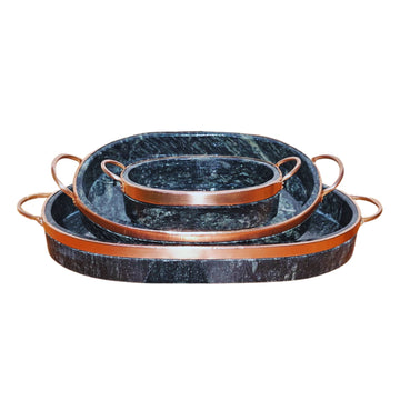 3 Travessas ovais pedra Nativa