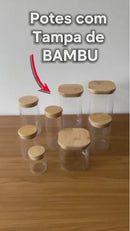 Kit 11 potes de vidro