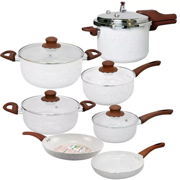 Jogo de Panelas Cerâmica Vanilla